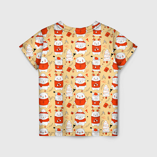 Детская футболка New year bears / 3D-принт – фото 2