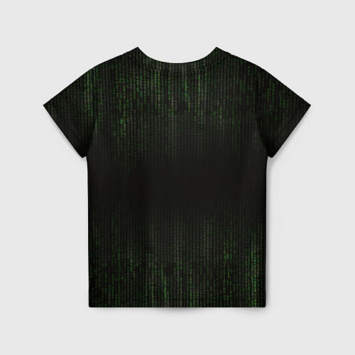 Детская футболка Сова в стиле ASCII-графики / 3D-принт – фото 2