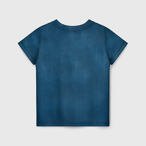 Детская футболка Уэнсдэй под зонтом / 3D-принт – фото 2