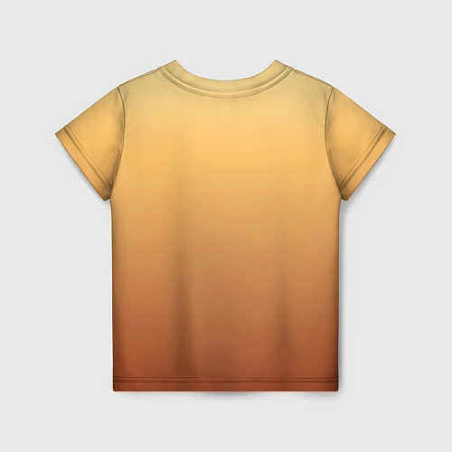 Детская футболка Golden girl / 3D-принт – фото 2
