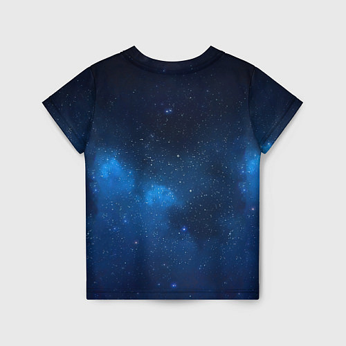 Детская футболка Wednesday космос / 3D-принт – фото 2