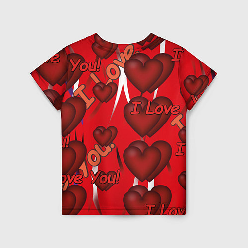 Детская футболка Святой Валентин для тебя / 3D-принт – фото 2
