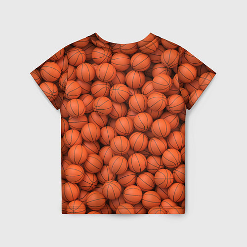 Детская футболка Баскетбольные мячи / 3D-принт – фото 2