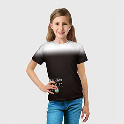 Футболка детская Где золото, цвет: 3D-принт — фото 2