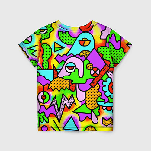 Детская футболка Psychedelic acid / 3D-принт – фото 2
