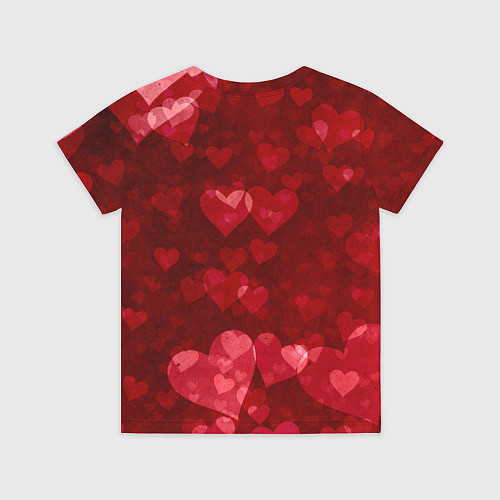 Детская футболка Big bang red hearts / 3D-принт – фото 2