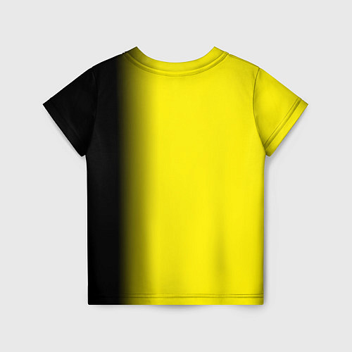 Детская футболка И черный и желтый / 3D-принт – фото 2