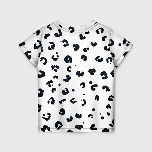 Детская футболка Снежный барсик / 3D-принт – фото 2