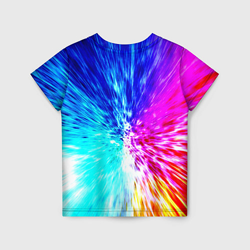 Детская футболка Всплеск ярких красок / 3D-принт – фото 2