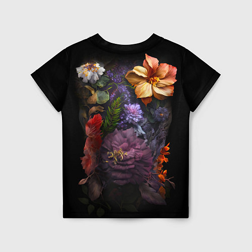 Детская футболка Тело девушка-весна / 3D-принт – фото 2