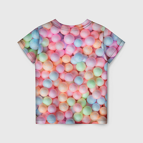 Детская футболка Разноцветные шарики / 3D-принт – фото 2