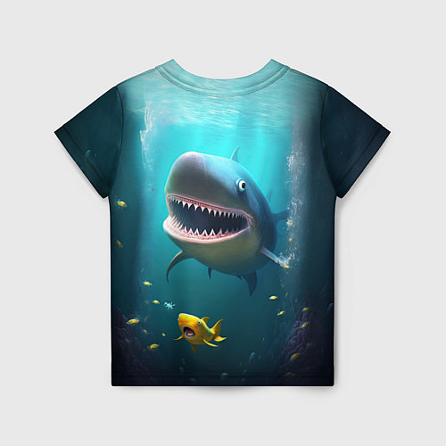 Детская футболка Я акула туруру / 3D-принт – фото 2
