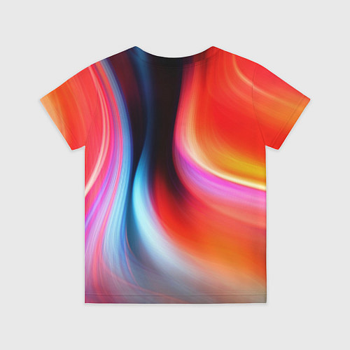 Детская футболка Радужные волны / 3D-принт – фото 2