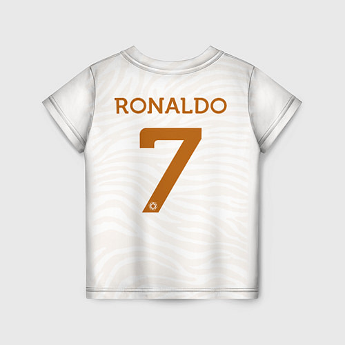Детская футболка Криштиану Роналду Аль Наср форма третья / 3D-принт – фото 2