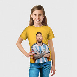 Футболка детская Lionel Messi 10, цвет: 3D-принт — фото 2