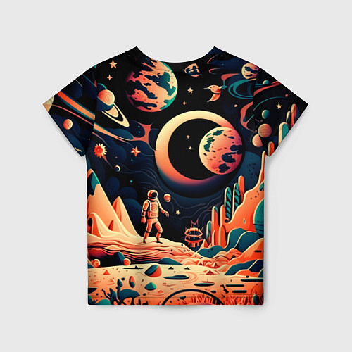 Детская футболка Покорение космоса / 3D-принт – фото 2