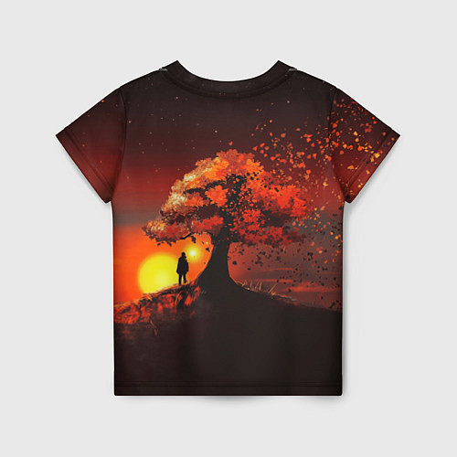 Детская футболка Восход и закат / 3D-принт – фото 2