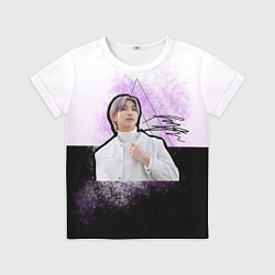 Футболка детская Намджун и его тень, цвет: 3D-принт