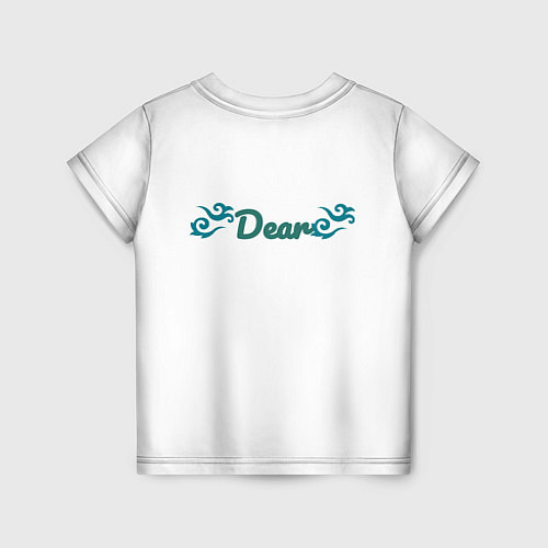Детская футболка Dimash & Dears / 3D-принт – фото 2