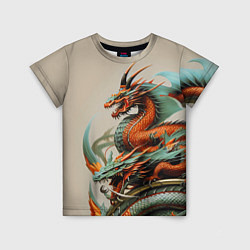 Футболка детская Japan dragon - irezumi, цвет: 3D-принт