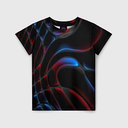 Футболка детская Neon colors drops of liquid, цвет: 3D-принт