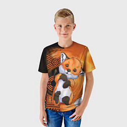 Футболка детская Fox cub, цвет: 3D-принт — фото 2