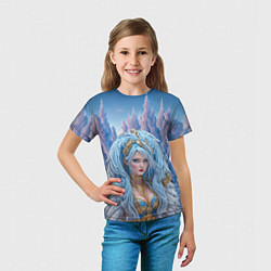 Футболка детская Crystal Maiden Dota2, цвет: 3D-принт — фото 2