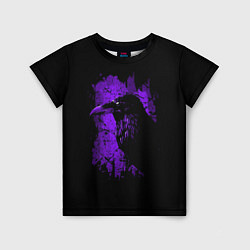 Футболка детская Dark purple raven, цвет: 3D-принт