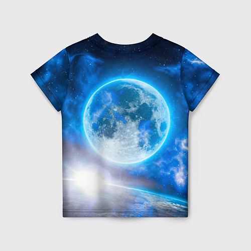 Детская футболка Планета сияет / 3D-принт – фото 2