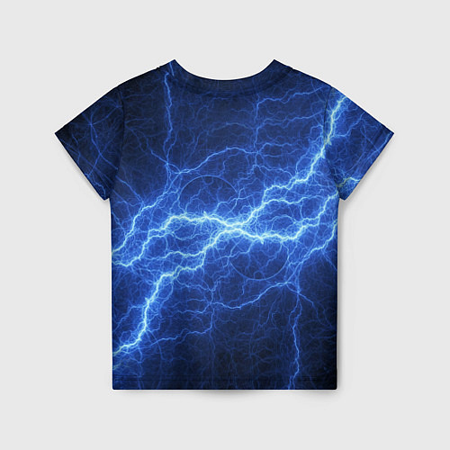 Детская футболка Разряд электричества / 3D-принт – фото 2