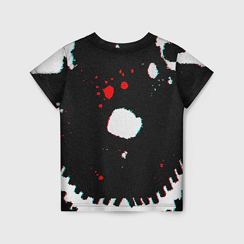 Детская футболка Темный Скелет / 3D-принт – фото 2