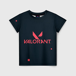 Футболка детская Valorant игрок, цвет: 3D-принт