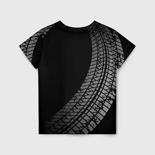 Детская футболка Toyota tire tracks / 3D-принт – фото 2
