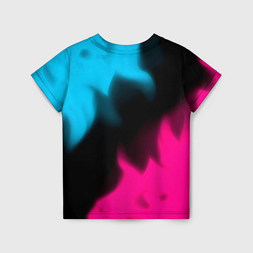 Детская футболка Roblox - neon gradient / 3D-принт – фото 2