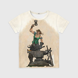 Футболка детская Fable II Кувалда, цвет: 3D-принт
