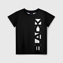 Детская футболка Black minimalistik