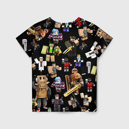 Детская футболка Роблокс и его персонажи / 3D-принт – фото 2