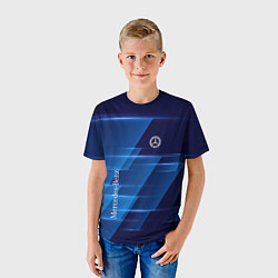 Футболка детская Mercedes Benz sign, цвет: 3D-принт — фото 2