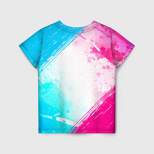 Детская футболка Evangelion neon gradient style / 3D-принт – фото 2