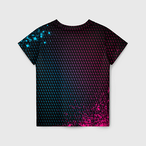 Детская футболка Ford - neon gradient / 3D-принт – фото 2