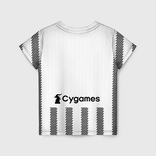 Детская футболка Ювентус форма 2223 домашняя / 3D-принт – фото 2