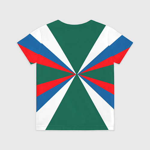 Детская футболка Пограничные войска России / 3D-принт – фото 2