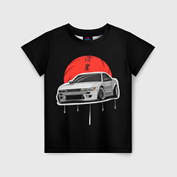 Футболка детская Nissan Silvia S14 - Japan style, цвет: 3D-принт