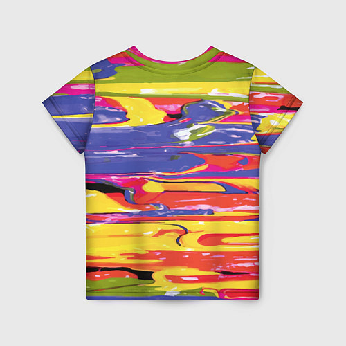 Детская футболка Красочный бум / 3D-принт – фото 2