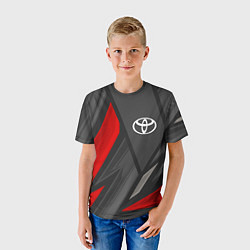 Футболка детская Toyota sports racing, цвет: 3D-принт — фото 2