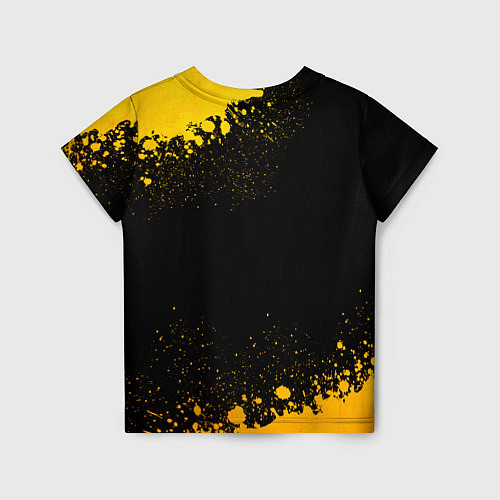 Детская футболка Darling in the FranXX - gold gradient / 3D-принт – фото 2