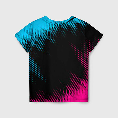 Детская футболка Toyota - neon gradient / 3D-принт – фото 2