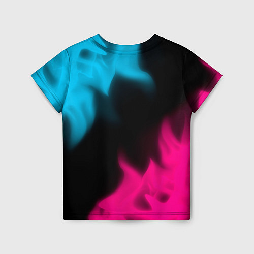 Детская футболка GTA - neon gradient / 3D-принт – фото 2