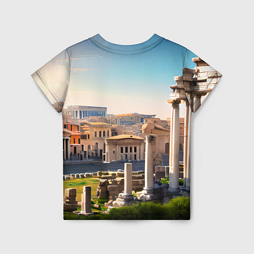 Детская футболка Руины Рима / 3D-принт – фото 2