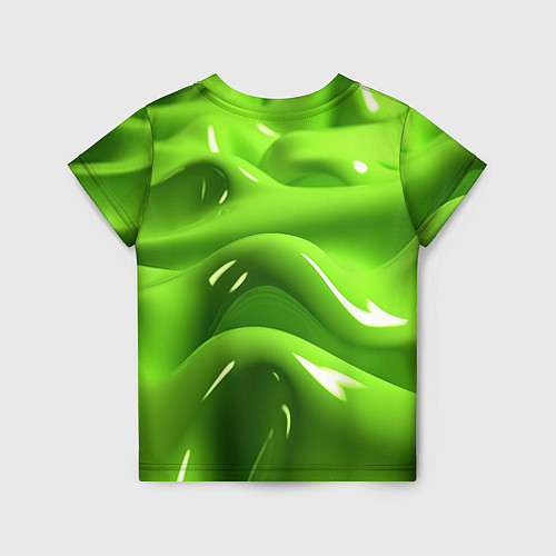 Детская футболка Зеленая слизь / 3D-принт – фото 2